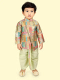 Elegant Pista Green Dhoti Kurta Set for Boys – Festive Indian Outfit