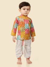 Multi Colour Kurta Dhoti Set