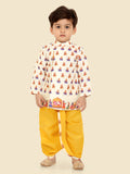 Gold Kurta Dhoti Set