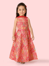 Elegant Pink Ghagra Choli Set for Girls – Traditional Festive Wear with Dupatta