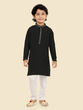 Classic Cotton Silk Kurta Pyjama Set for Boys