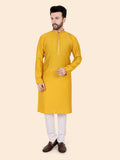 Satin Silk Kurta Suit Set for Men