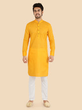 Men's Cotton Blend Kurta Pyjama Set