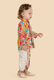 Vibrant Multi-Color Indian Dhoti Set for boys