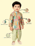 Elegant Pista Green Dhoti Kurta Set for Boys – Festive Indian Outfit