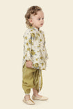 Emerald Green Indian Dhoti Set for boys