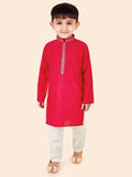 Classic Cotton Silk Kurta Pyjama Set for Boys