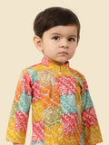 Multi Colour Kurta Dhoti Set