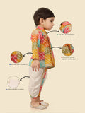 Multi Colour Kurta Dhoti Set