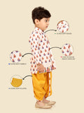 Gold Kurta Dhoti Set