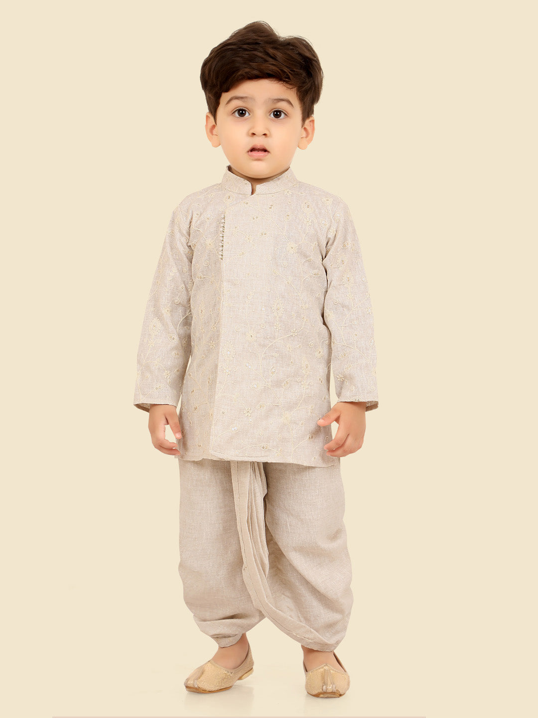 Natural Cotton Kurta Dhoti Set