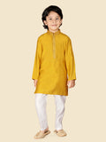 Classic Cotton Silk Kurta Pyjama Set for Boys