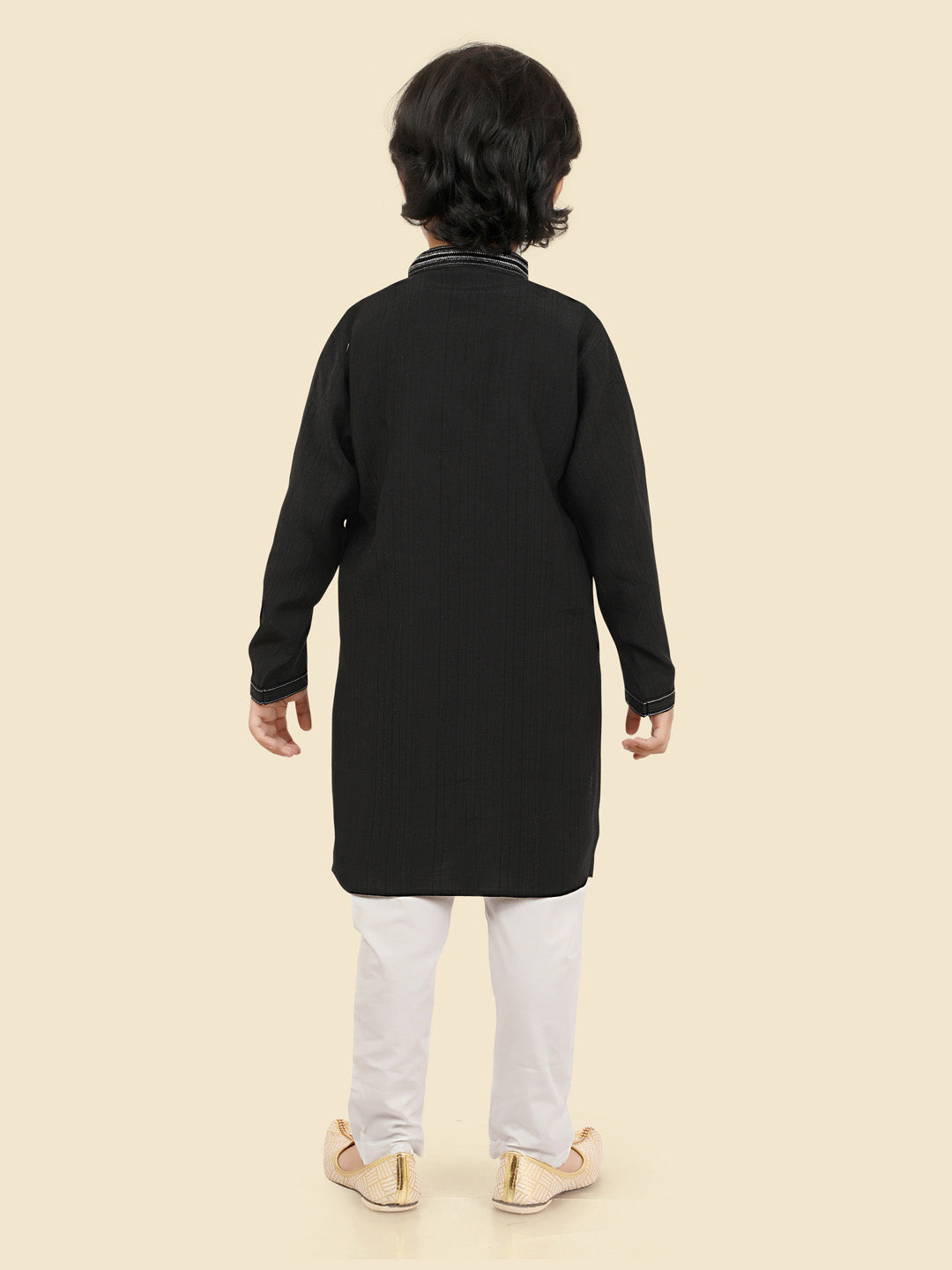 Classic Cotton Silk Kurta Pyjama Set for Boys