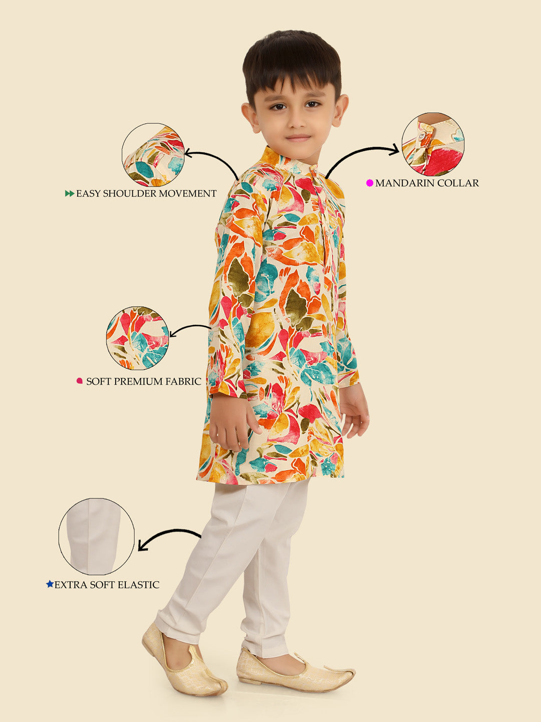 Kurta & Pyjama Set - Multi Colour
