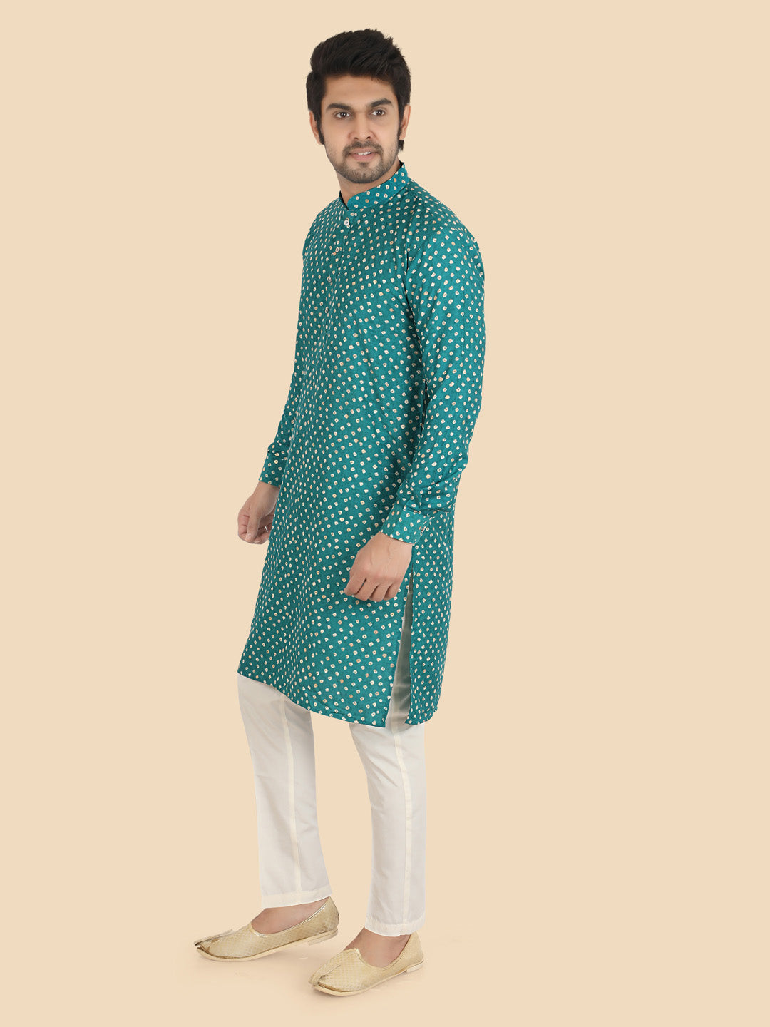 Men's Traditional Cotton Blend Kurta Pyjama Set – Style Peacock