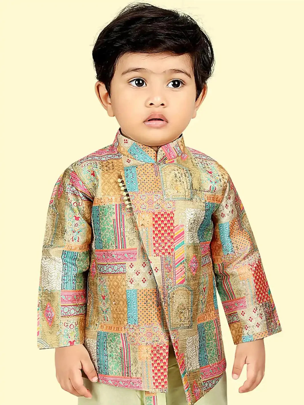 Elegant Pista Green Dhoti Kurta Set for Boys – Festive Indian Outfit