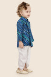 Classic Blue Indian Dhoti Set for boys