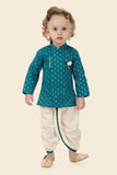 Sea Green Indian Dhoti Set for Newborn to 9 years Boys