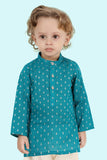 Sophisticated Sea Green Indian Kurta Set for boys