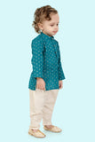 Sophisticated Sea Green Indian Kurta Set for boys