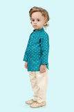 Sophisticated Sea Green Indian Kurta Set for boys