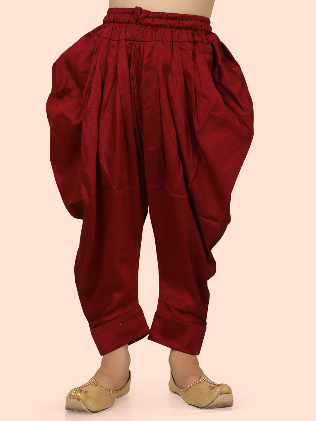 Fawn Heavy Jacquard Sherwani Set with Long Sleeve Kurta & Pant style Pyjama For Boys