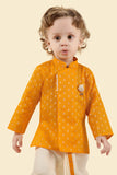 Shimmering Gold Indian Dhoti Set for Infants & boys till 9 Years