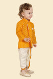 Shimmering Gold Indian Dhoti Set for Infants & boys till 9 Years