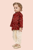 Classic Indian Maroon Dhoti Set for boys