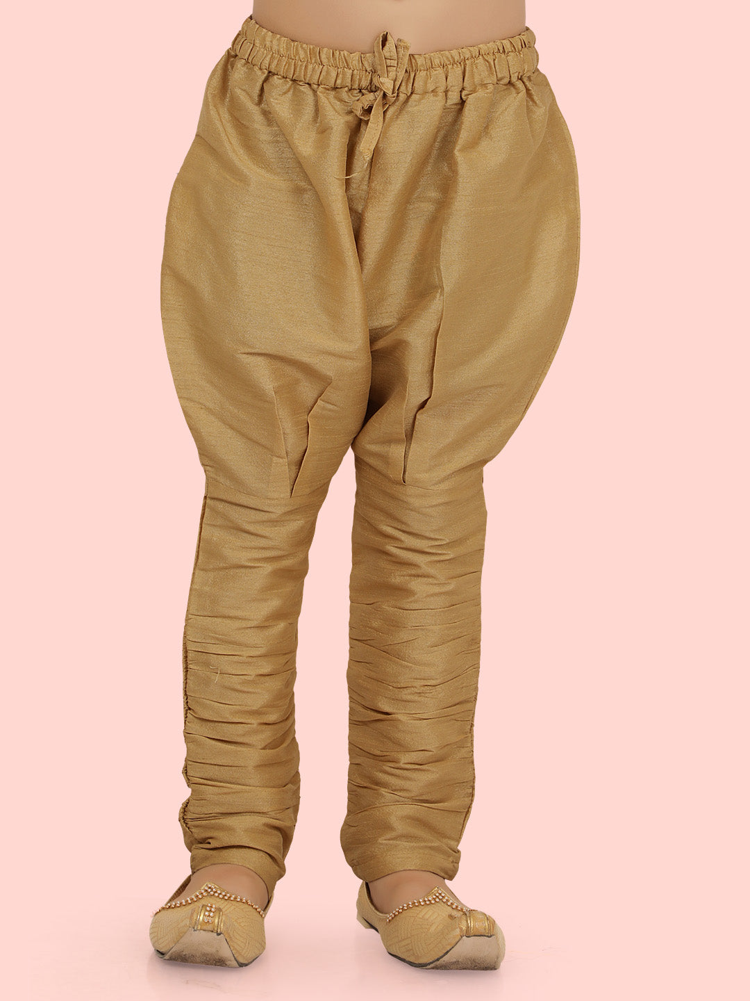 Maroon Velvet Kurta Set with Long Sleeve Kurta & Pant style Pyjama For Boys