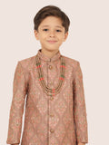 Mud Heavy EmbroiderySherwani Set with Long Sleeve Kurta & Pant style Pyjama For Boys