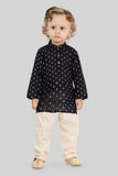 Navy Blue Indian Kurta Set for Boys