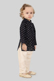 Navy Blue Indian Kurta Set for Boys