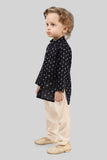 Navy Blue Indian Kurta Set for Boys