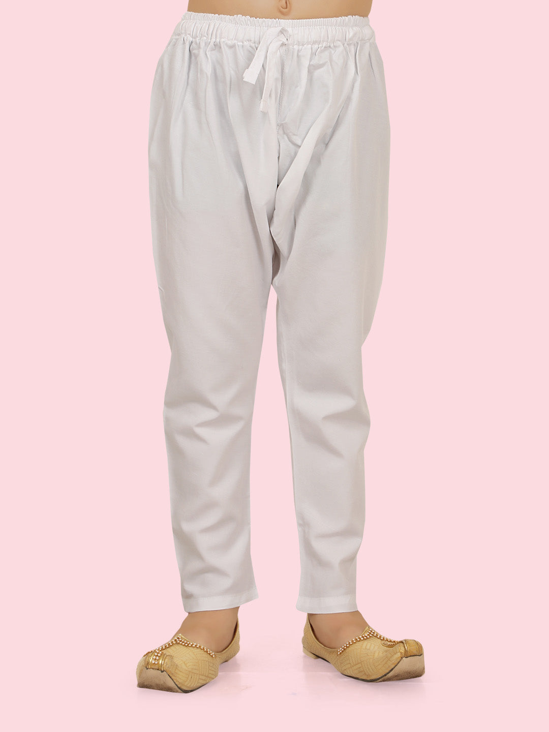 Rani Cotton Motif Printed Kurta Set with Long Sleeve Kurta & Pant style Pyjama For Boys