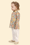 Radiant Gold Kurta Set for boys